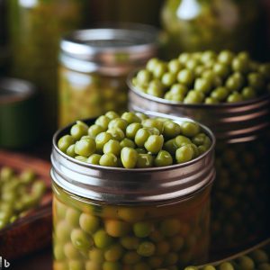 Canned peas with a quick method